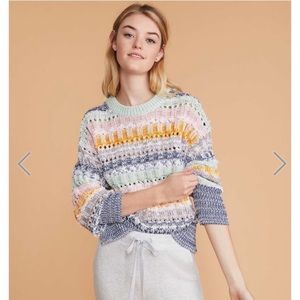Lou & Grey Bohemia Sweater Small LOFT